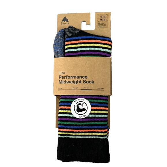 Burton Other - NEW Burton Kids' Performance Midweight Merino Wool snow Ski Socks S/M 13-1 $21